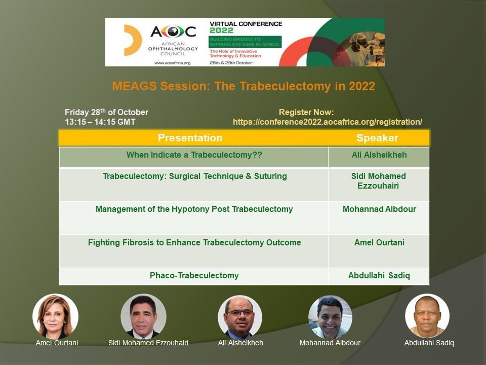 MEACO/MEAGS Session program and speakers